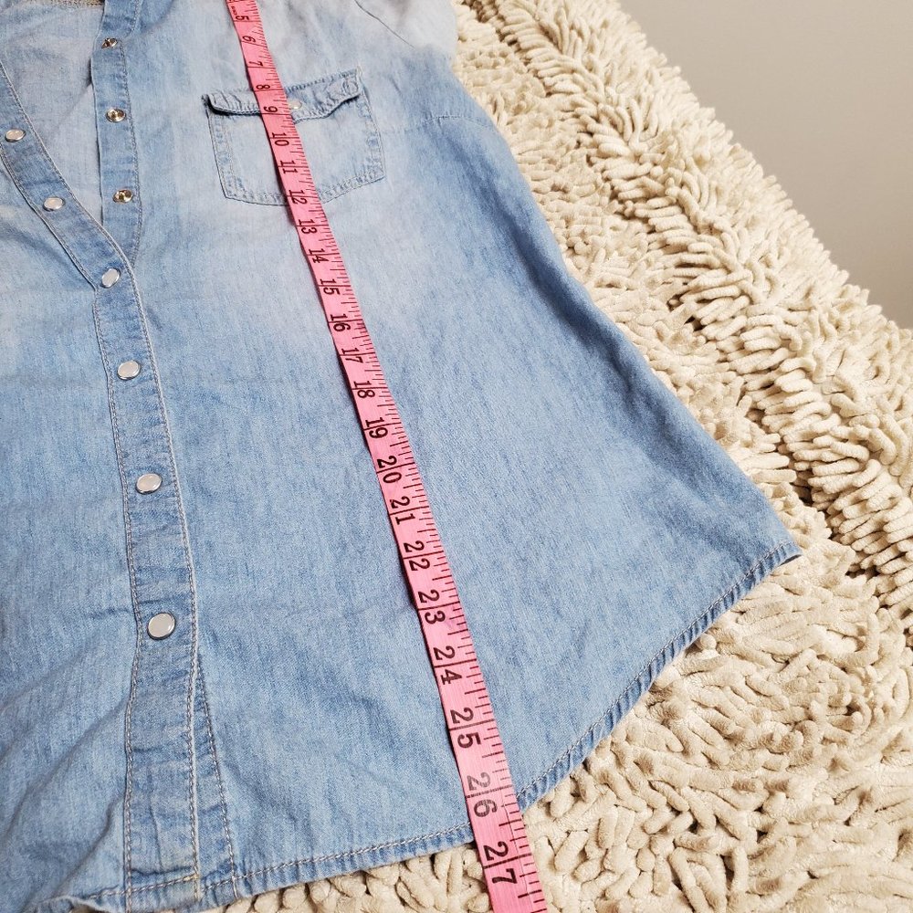 Denim Button Down - Picture 4 of 6